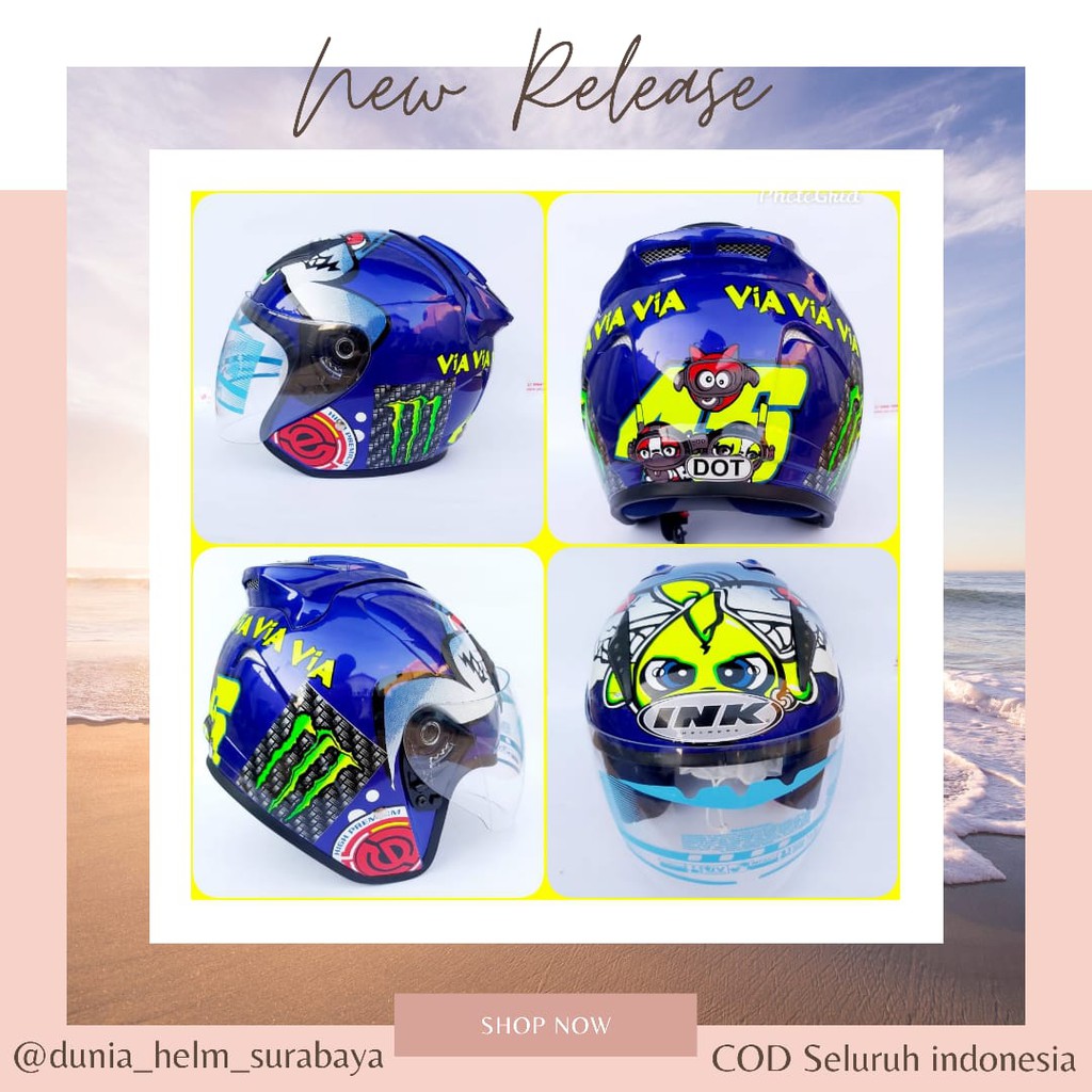 HELM MOTIF / HELM INK MOTIF / HELM INK / HELM INK MURAH / HELM SNI / HELM SNI MURAH