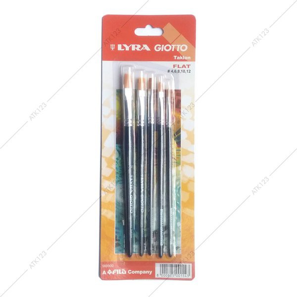 

Termurah Kuas Lukis - Brush Lyra Giotto Set Taklon Flat Terbaru