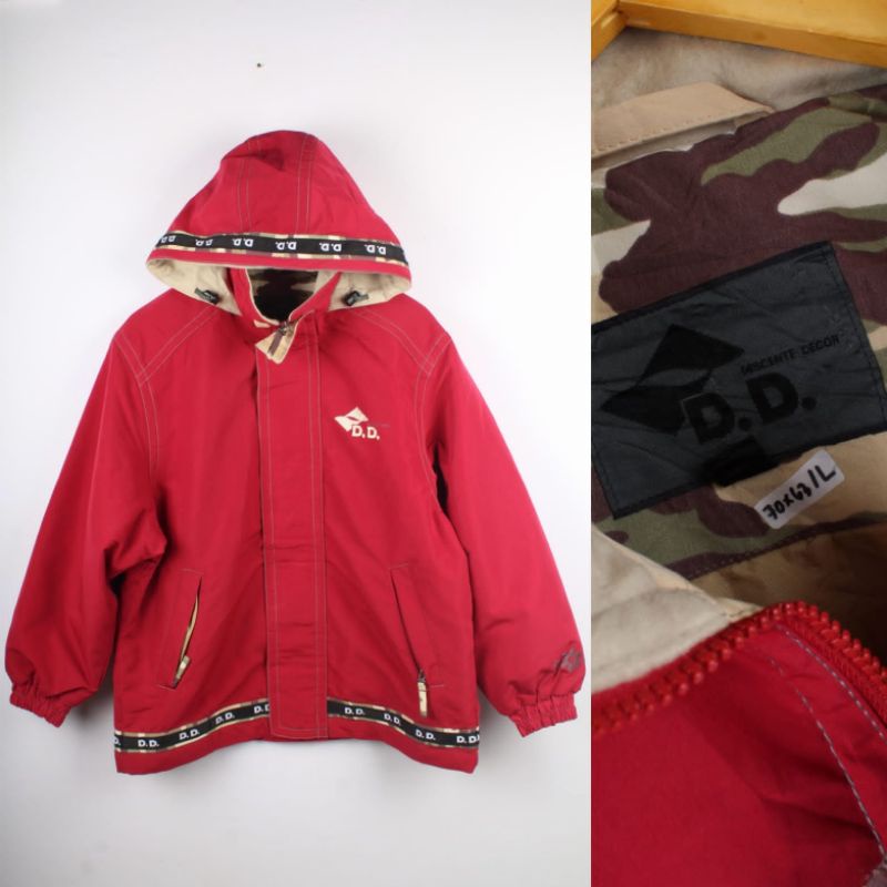 vintage Outdoor descente decor jaket gunung jaket motor touring jaket pria wanita