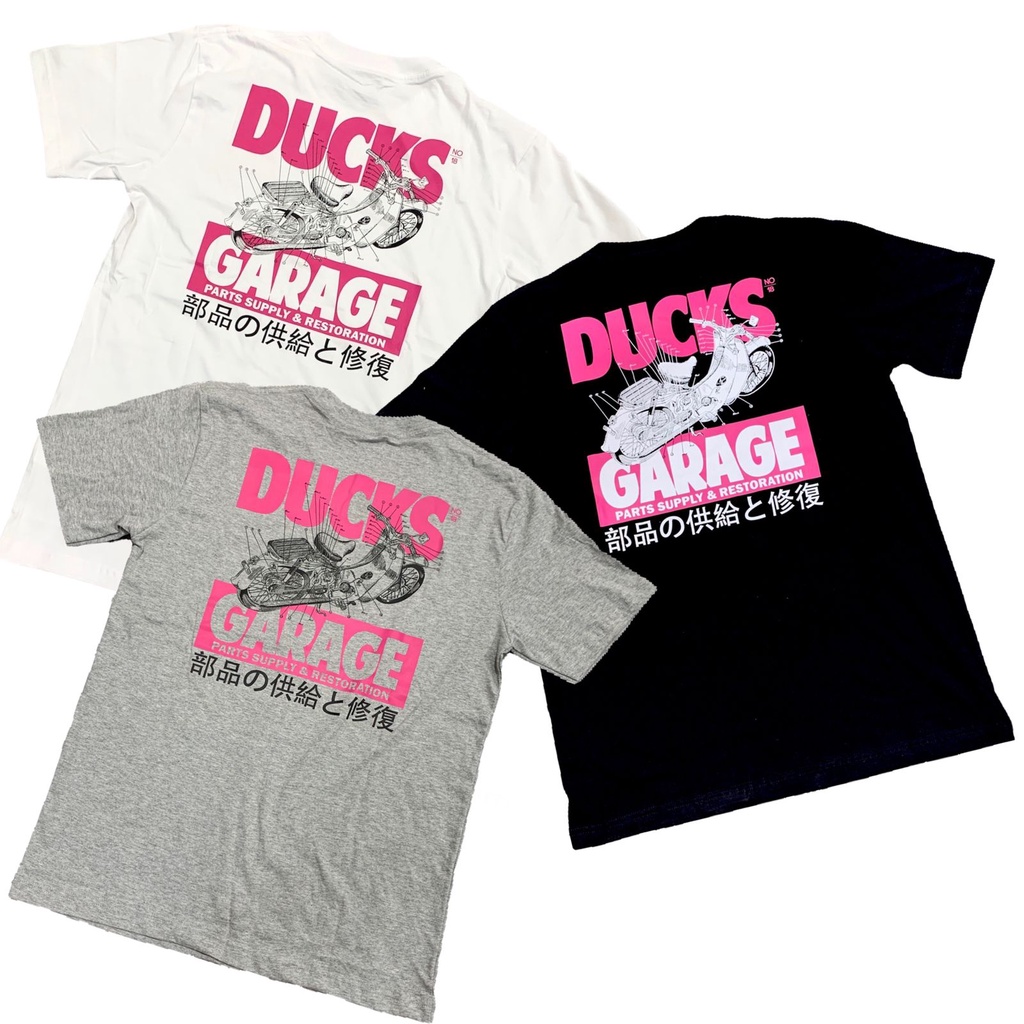 T - Shirt Kaos Ducks Garage C65 Unyil Japan