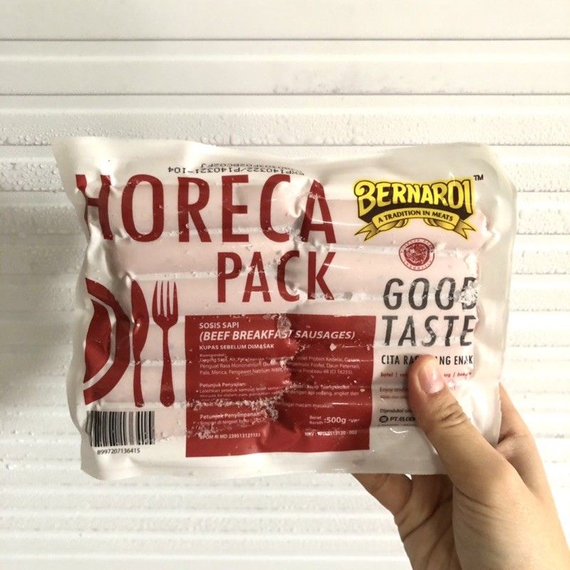 

SOSIS BERNARDI HORECA PACK DAGING SAPI ENAK MURAH MERIAH (500 GR)