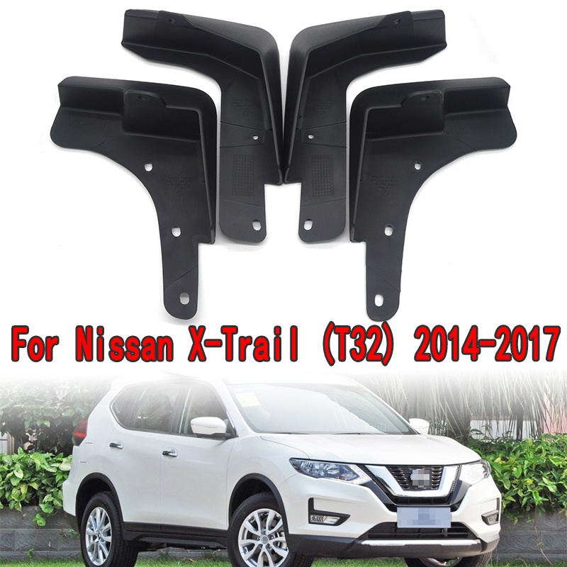 1 Set Mud Flap Pelindung Splash Untuk Fender Mobil Nissan X Trail T32 2014 2015 2016 2017