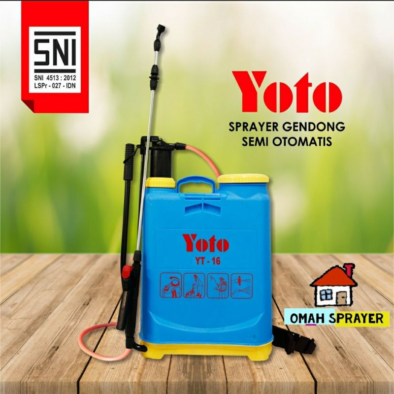 Alat semprot tanaman / hama - Yoto Sprayer 16liter
