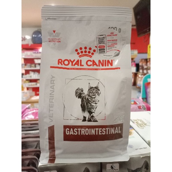 Royal canin vet gastro Intestinal Cat 400gr Royal canin Gastro Intestinal 400gr Makanan Kucing diare