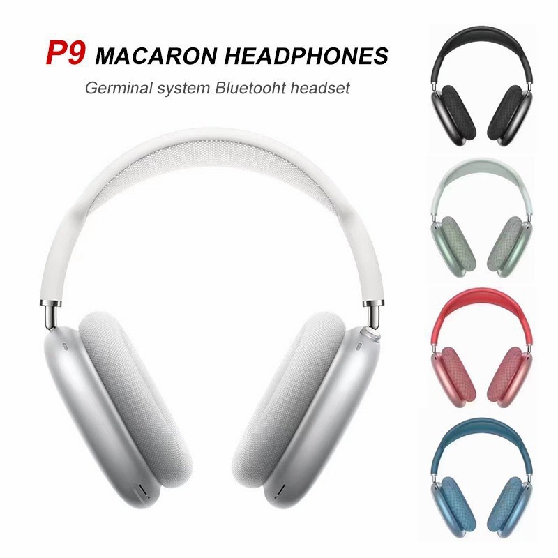 JH HEADPHONE BLUETOOTH P9 MACARON HEADSET HANDSFREE WIRELESS BANDO P-9