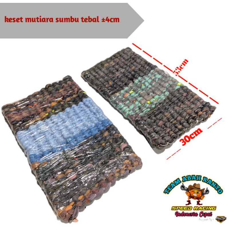 Keset Mutiara Sumbu Tebal ±4cm Keset Dapur Keset Kaki dapur