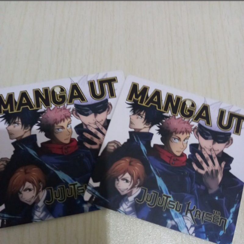 Uniqlo x Jujutsu Kaisen MANGA UT t-shirt tag/card