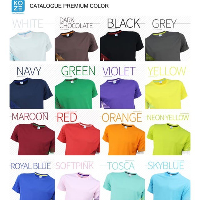 Premium Kaos Polos Koze