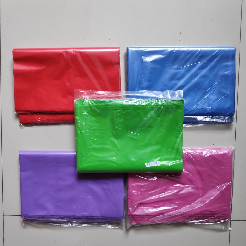 HD packing uk 25x35 polos (isi 10 bks), plastik packing tanpa blong- Plastik Bungkus Paket