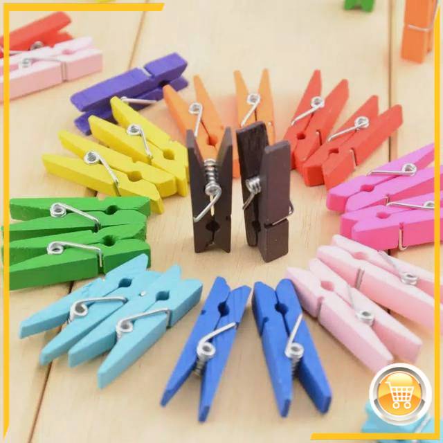 

3PCS Penjepit Kayu Wooden Clip Klip JepitanWOODEN CLIP