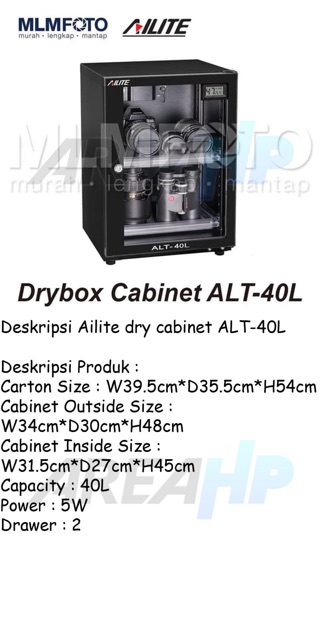 Ailite Dry Box Dry Cabinet ALT-40L