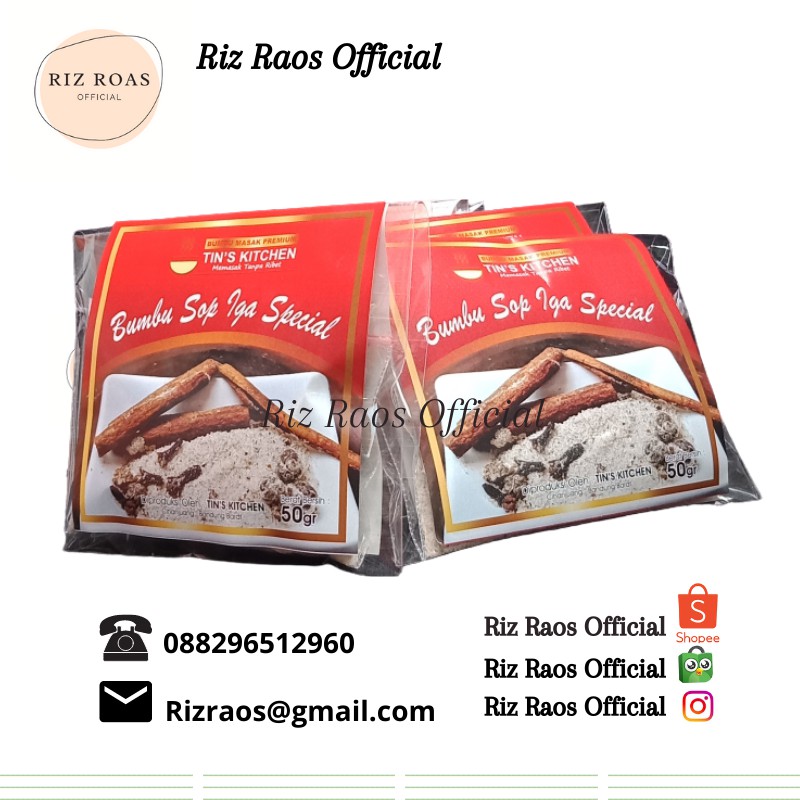 

BUMBU SOP IGA SACHET/ BSI TIN'S KITCHEN / 50 GR / PENYEDAP RASA/ NON MSG