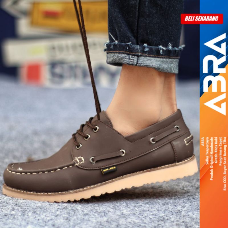 NERZON Sepatu Kasual Pria Sepatu Pria Casual Kulit Pu Cowo/Cowok