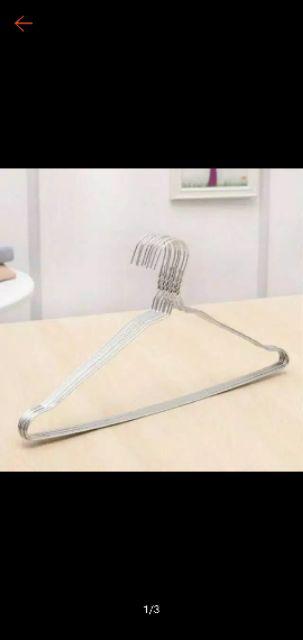 Hanger Baju Gantungan Baju Kawat Laundry 10 Pcs Murah