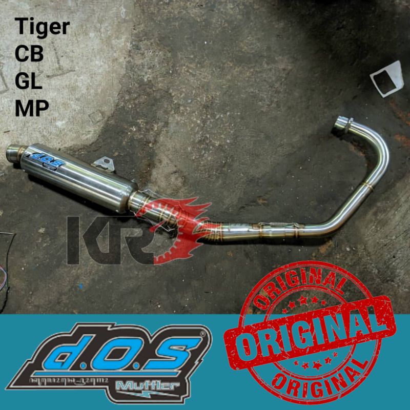 Knalpot DOS GL/CB/MP/Tiger P.30 Harian Touring Original DOS Yogyakarta