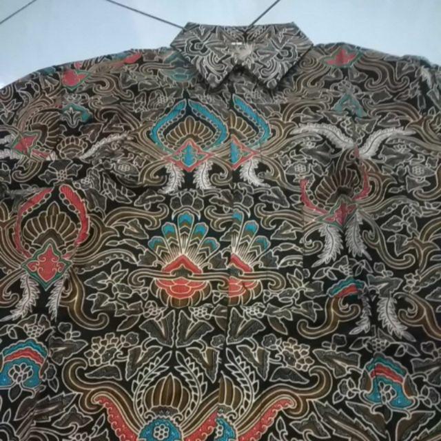 Risna Batik Hrb026 Kenongo Hem Pendek Padi Pekalongan M L Xl Batik Pria Murah Modern