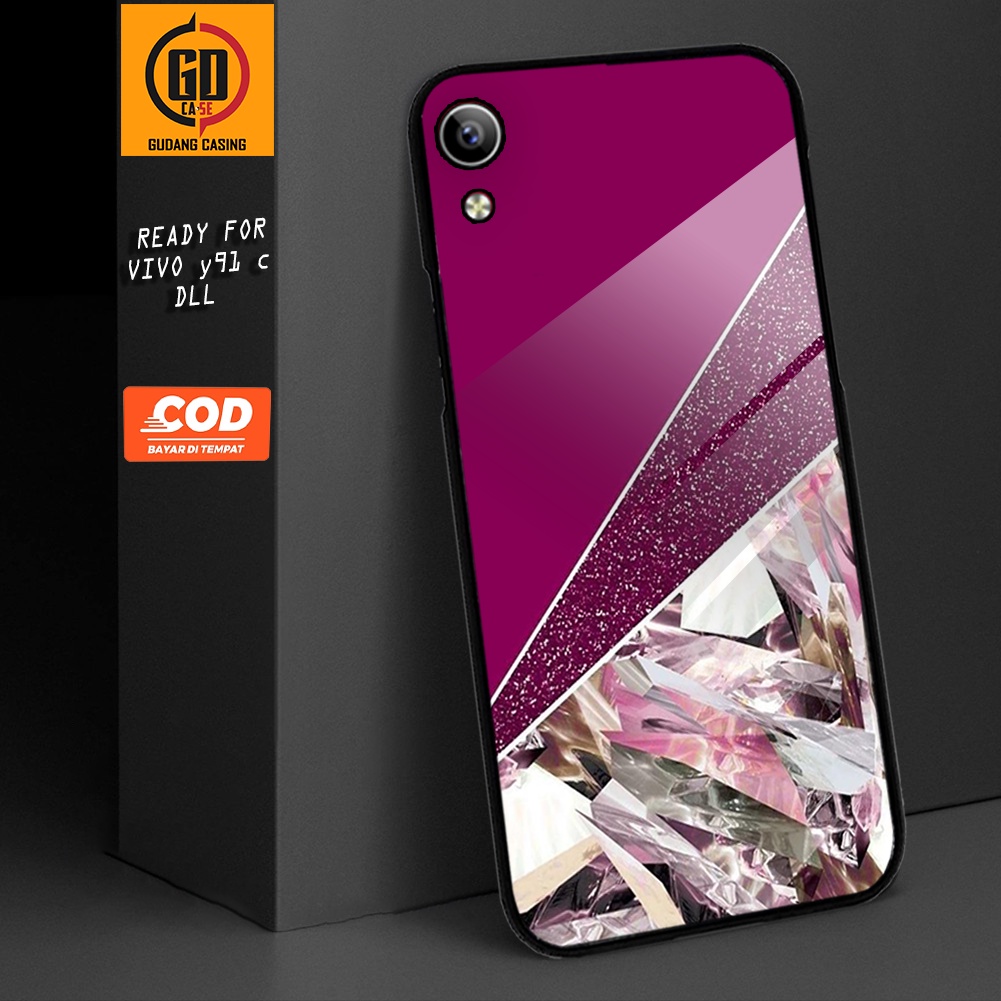 Case  Vivo Y91C Case Hp  Vivo Y91C SE Premium Glossy Gudang Casing [GLITER] Casing Hp Aesthetic Kesi
