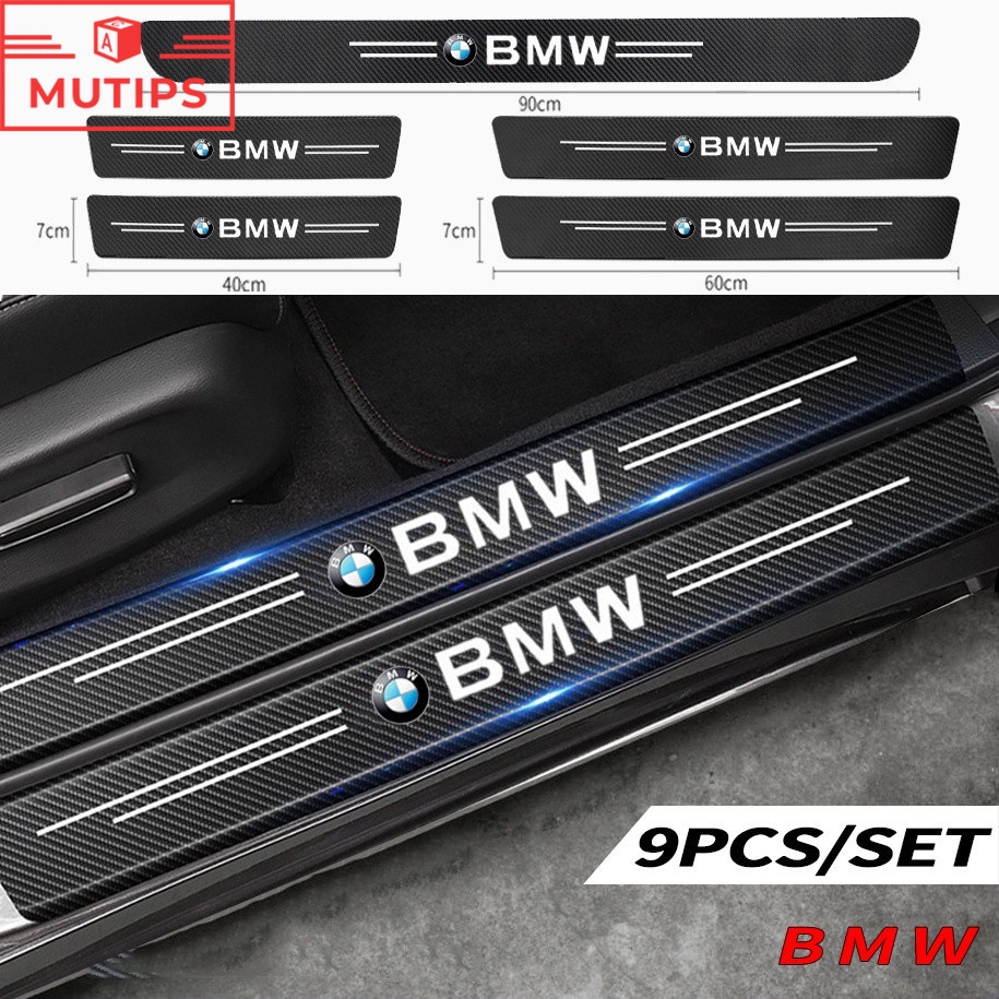 BMW 9pcs Stiker Pelindung Pintu Mobil E36 E46 E30 E90 F10 F30 E39 E60 X1 E84 F48 F25 X3 E83 X5 F15