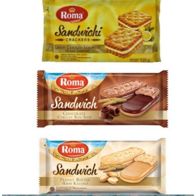 

Biskuit ROMA SANDWICHI (3 varian) - 1 pcs