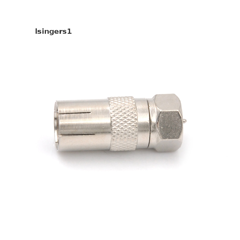 (lsingers1) Adapter Konverter Socket RF Female Ke Tipe F Male