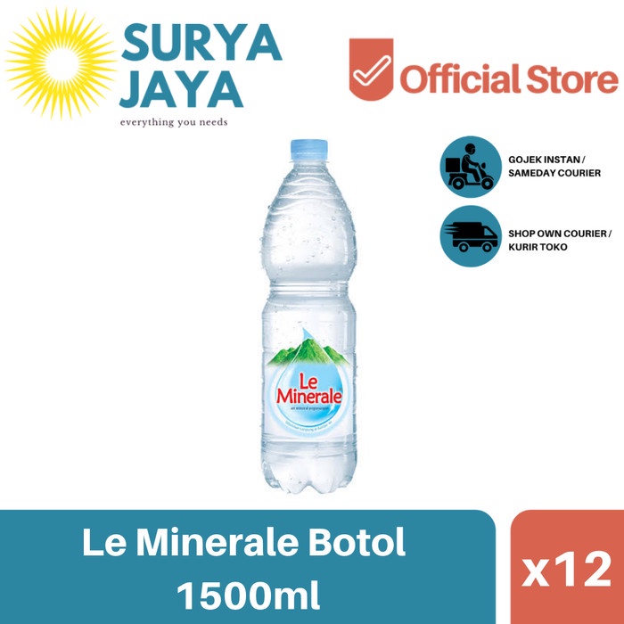 

Distributor Le Minerale Botol 1500ml (Isi 12 pcs) -Air Mineral