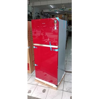 Polytron Kulkas 2 Pintu 220L Belleza Jumbo Tempered Glass PRW 23MNR