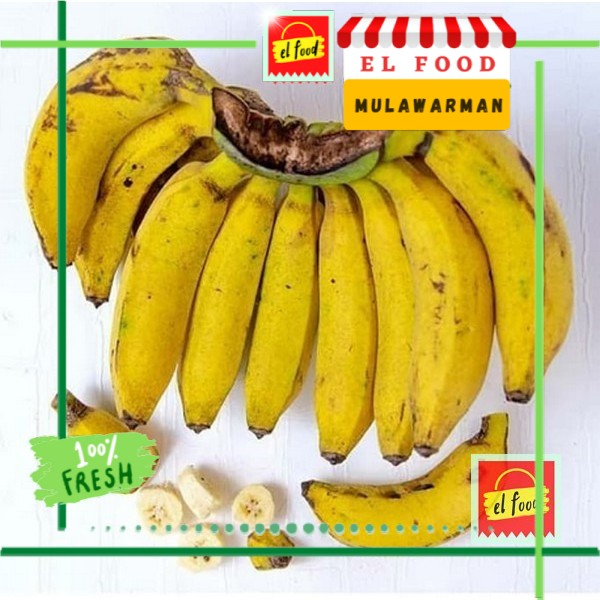 

PISANG RAJA Per Sisir (±2,5kg) /(EL FOOD Mulawarman)/Sayur/Buah