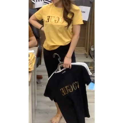 Kaos wanita import Vogue Brand Howee