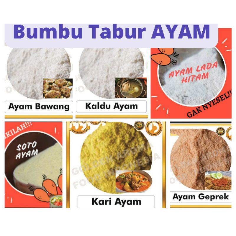 

Bumbu tabur ayam aneka rasa