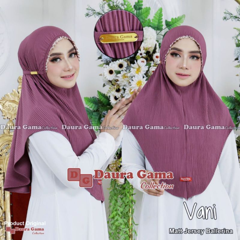 𝗦𝗛𝗘𝗟𝗢𝗩𝗘𝗦𝗛𝗢𝗣𝗣 - HIJAB KHIMAR INSTAN BERGO MARYAM RENDA KERUT DAHI VANI LAURA PREMIUM ORIGINAL DAURA G