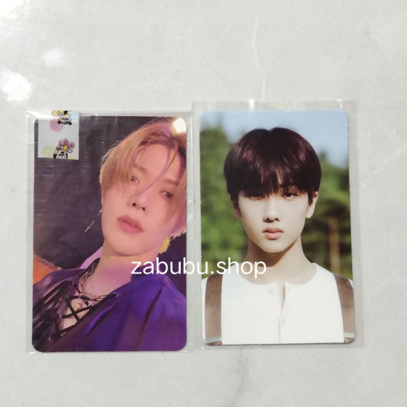 [Baca Deskripsi] Official Photocard Pc Yuta Photobook Pb Sticker & Jisung Photobook pb Dream a