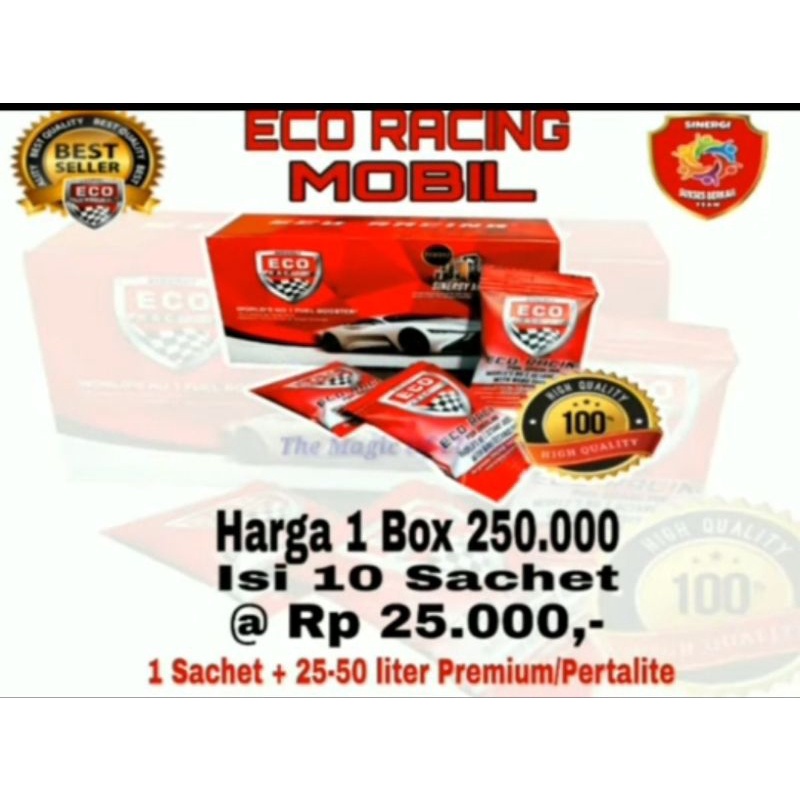 ECO Racing Mobil Bensin Sachet