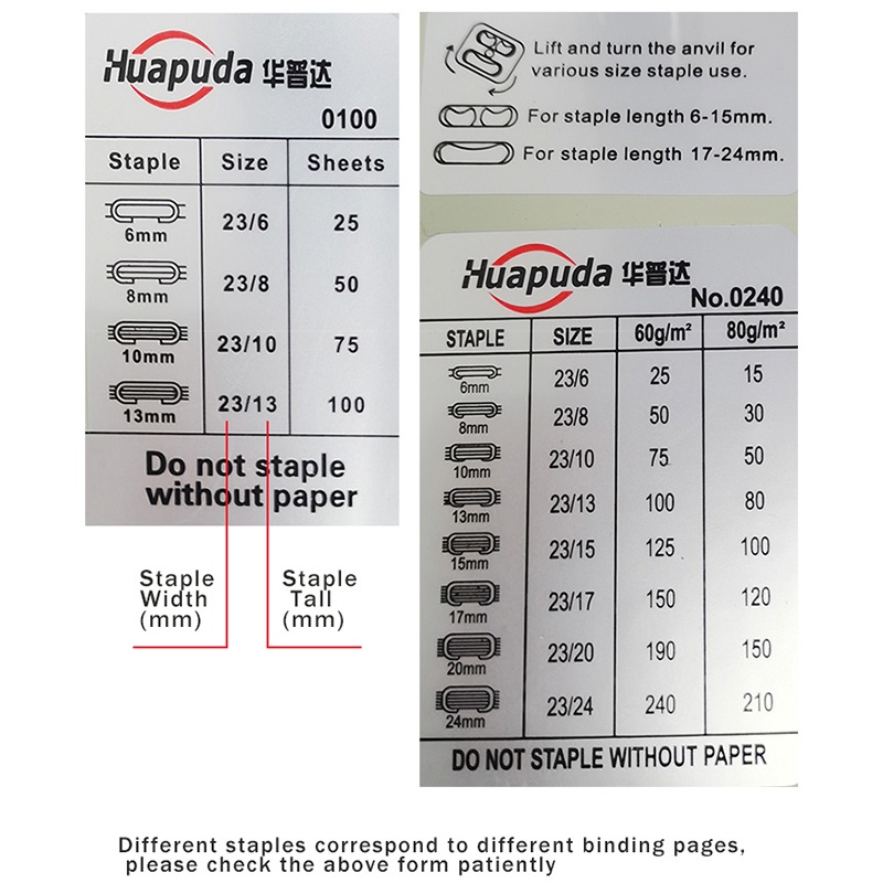 ★100 Lembar Kertas Bisa Dijilid★ Alat Stapler Jilid Besar/Heavy Duty Stapler/Stapler Logam Tugas Berat/Serba Guna Heavy Duty Stapler