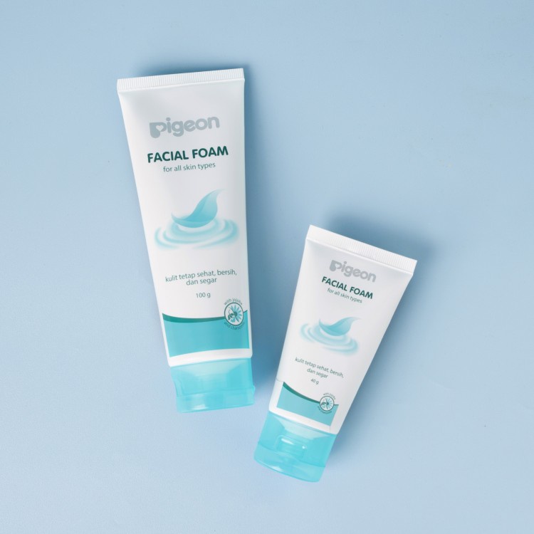 PIGEON Facial Foam  40 ml 100 ml/ Sabun Muka / Pembersih Wajah