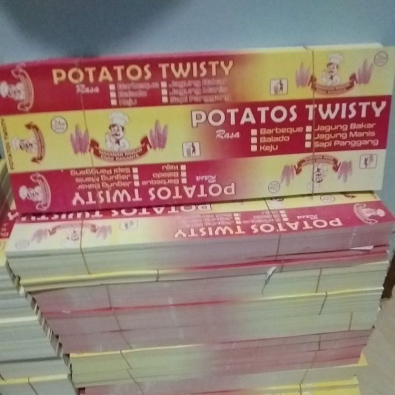 

KOTAK KENTANG ULIR/KERTAS POTATOS