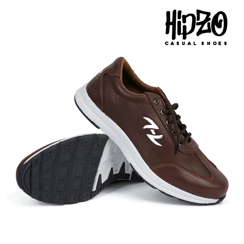 Sepatu Pria Casual Hipzo M-037 Pria Kerja Sekolah Original Kantor-3