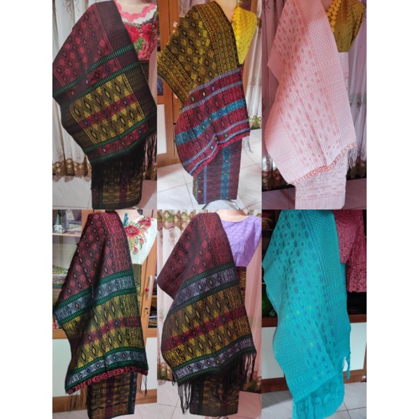 PIALAKOSONG PILKOS ULUTORUS songket tarutung TENUNAN TANGAN TARUTUNG SETELAN ROK SELENDANG SONGKET T