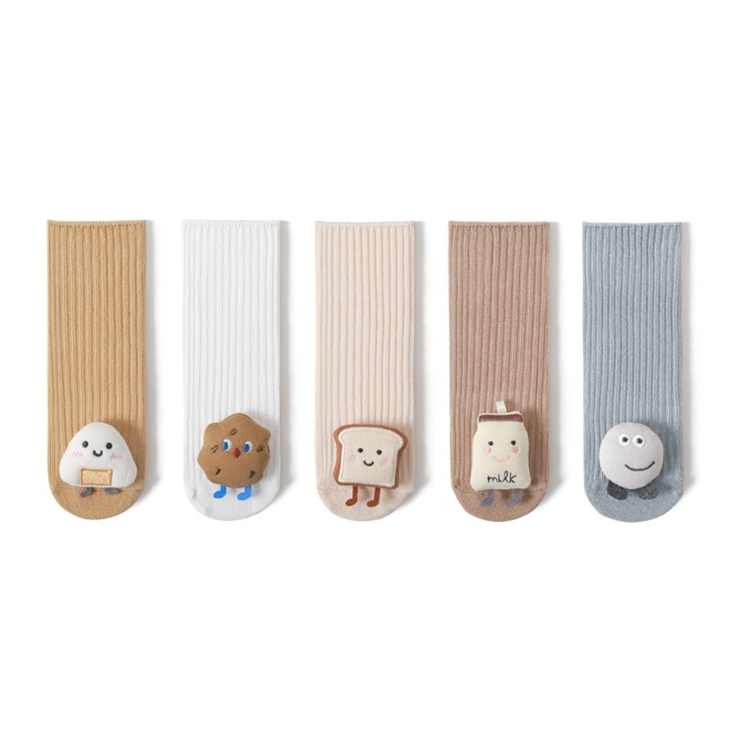 BABYSTORE01 -  HHA Kaos Kaki Panjang Anti Slip Bayi Boneka 3D