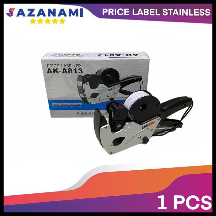 

MSERIES 1380 PRICE LABEL LABEL HARGA 1 BARIS 8 DIGIT PRICE TAG GUN - STAINLESS