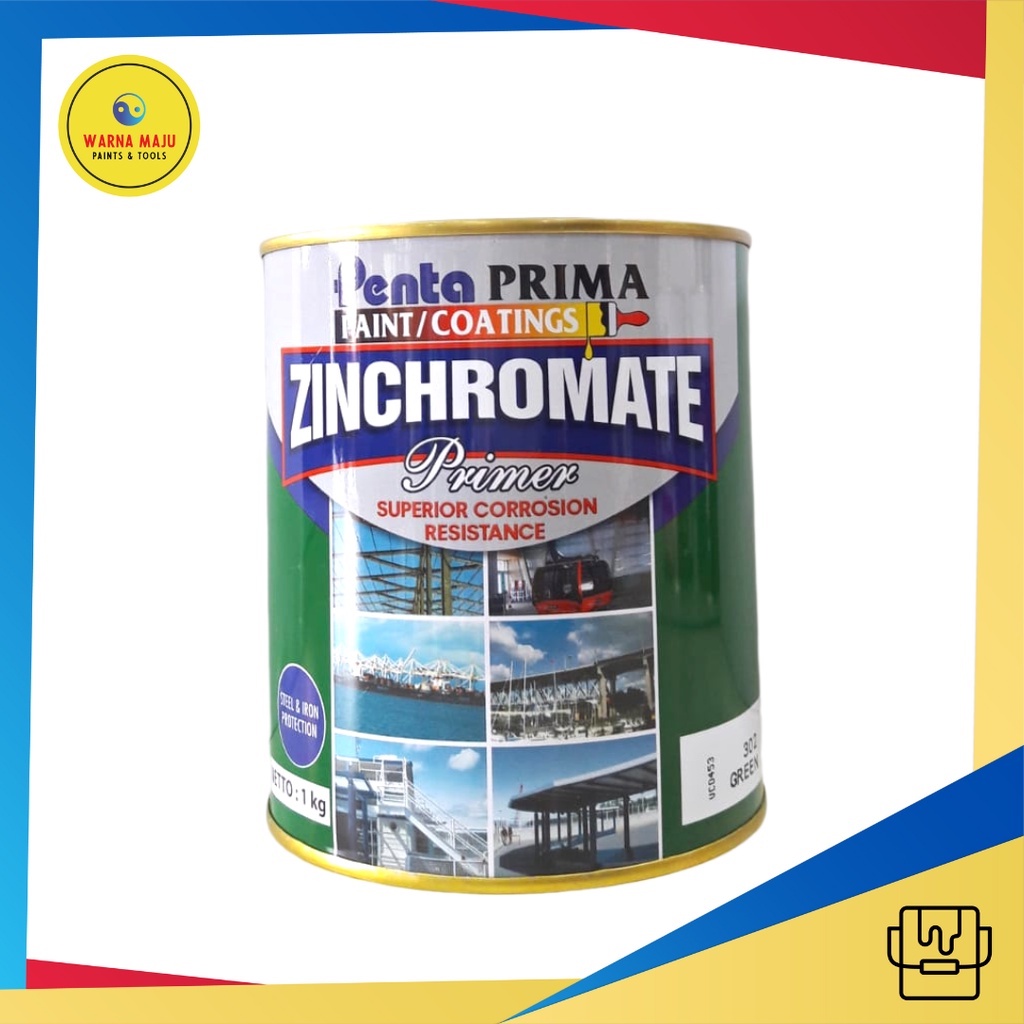 Jual Zinc Chromate Primer Green Penta 1kg Shopee Indonesia 5427