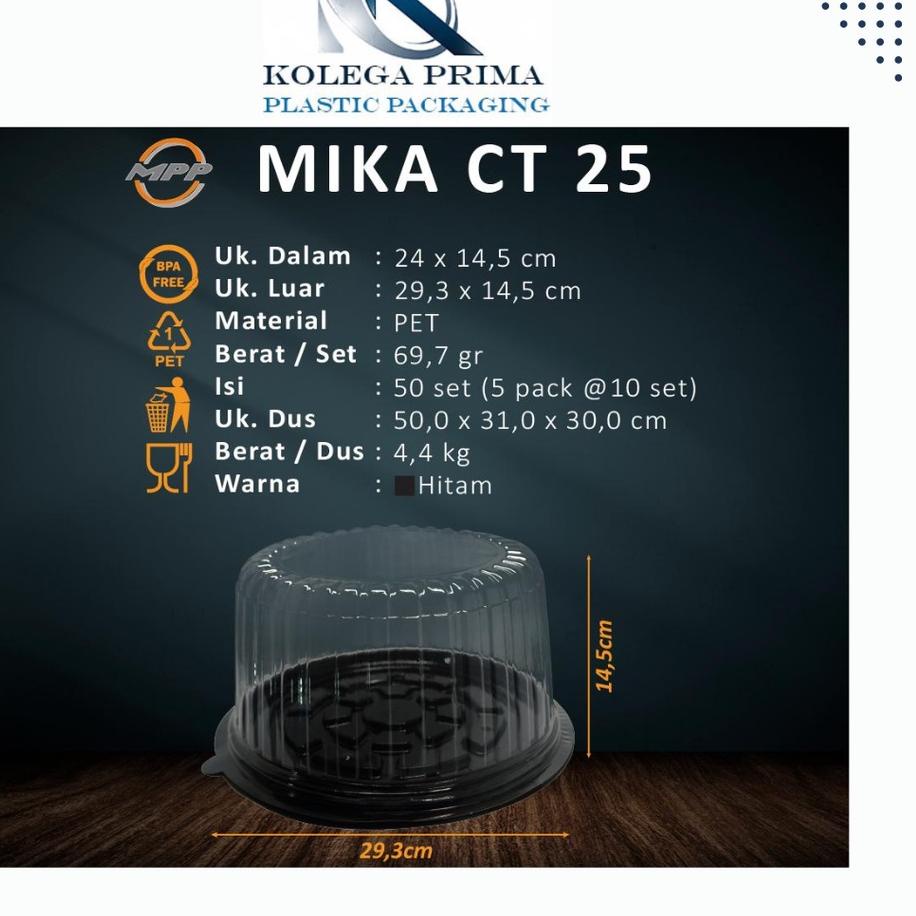 

Miliki MIKA KUE TART 25CM/ CT 25 BULAT/ MIKA TART ISI 5PCS 시
