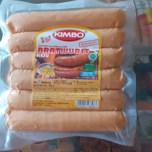 

Kimbo Sosi Sapi Bakar Rasa Keju isi 6 pcs