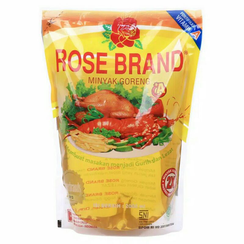 

MINYAK GORENG ROSE BRAND POUCh 2 liter