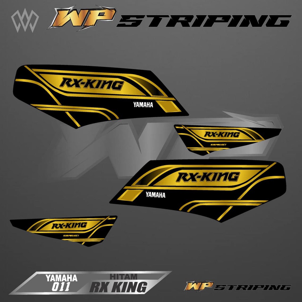 STRIPING RX KING - STIKER VARIASI LIST SKOTLET MOTOR YAMAHA RX KING - 011