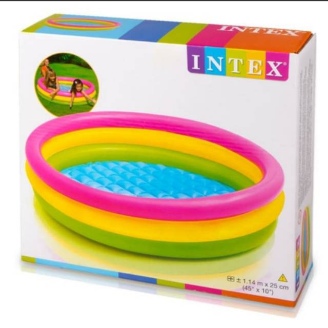 Jual Intex 58412 Kolam Renang Anak (size 114 x 25 cm) | Shopee Indonesia