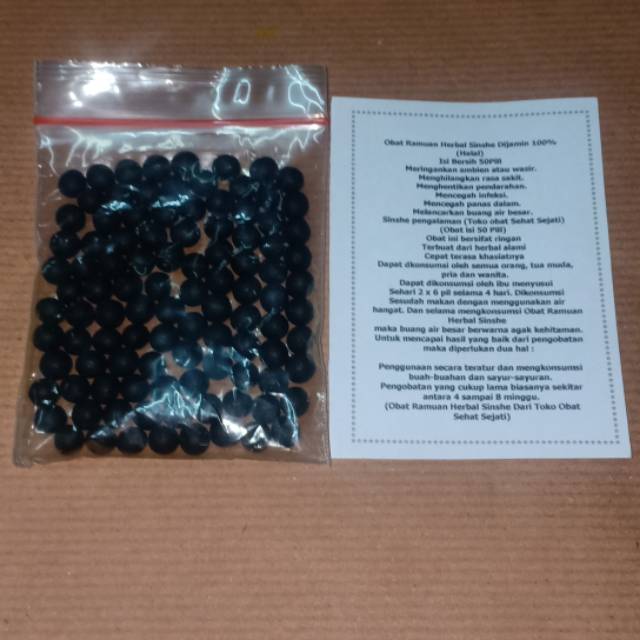 

Obat Wasir Ramuan Herbal Sinshe Dijamin 100% (Halal) Isi 50Pill &100Pill