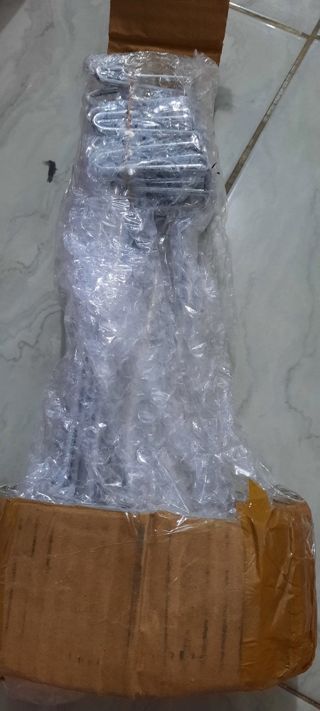 Single Hook 25 Cm Ram Besi Chrome Stik Krom Gantungan Cantelan Display Aksesoris Nafisa Hr 25