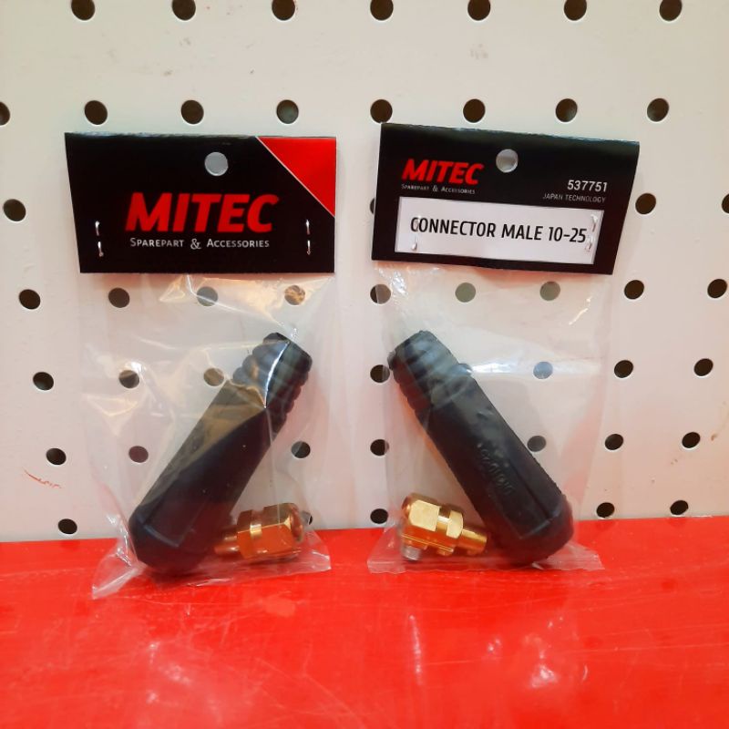 Connector Travo Las Male 10-25mm Socket Sambungan Kabel Las Cowo 10-25mm yukido