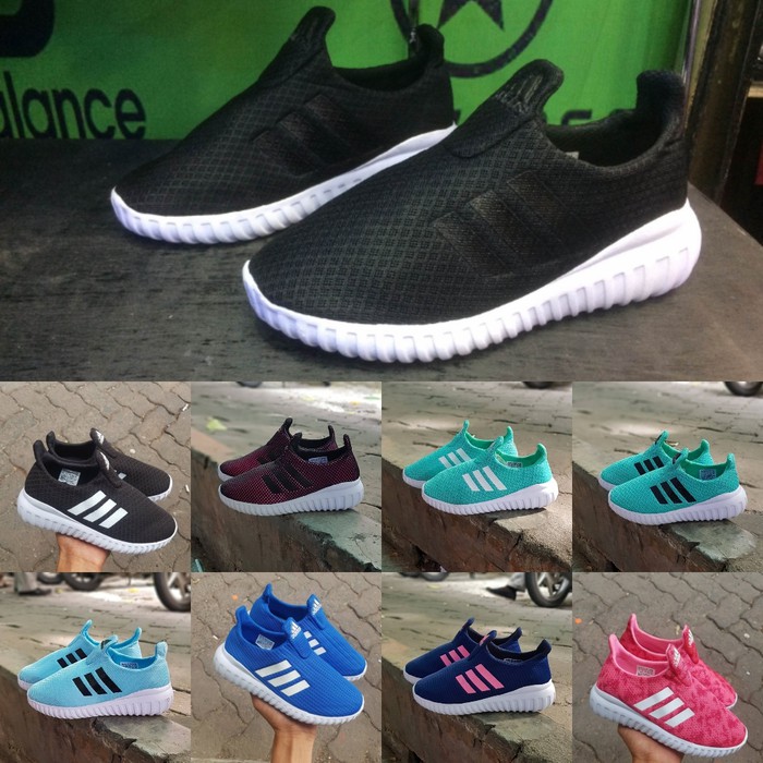 Termurah Adidas Alphabounce slip on size 31 - 35 sepatu anak pria tanpa tali