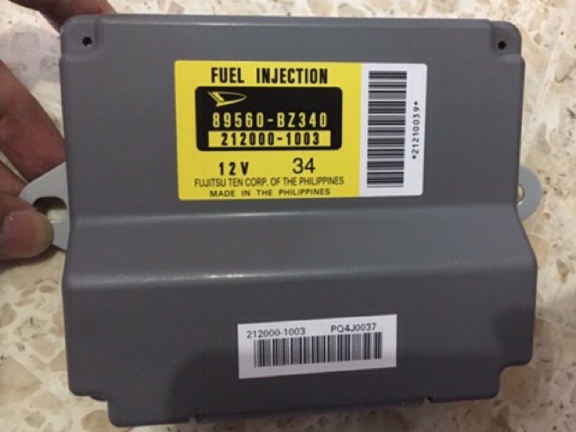 ECU 89560-BZ340 DAIHATSU XENIA TOYOTA AVANZA 1.3 non vvti ORI